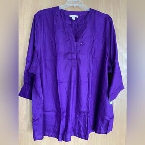 Women’s Within NWT Purple Tunic - plus size 3X